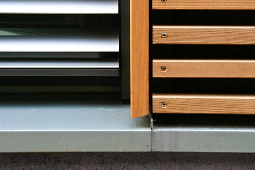 09 Detail-Sockel - A I g Architekturbüro Jörg Sahle Münster, Neubau